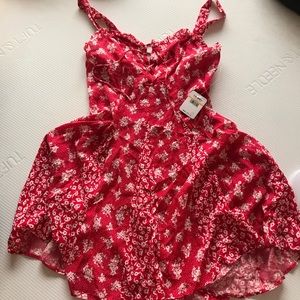 Free People Floral Mini Dress
